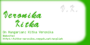 veronika kitka business card